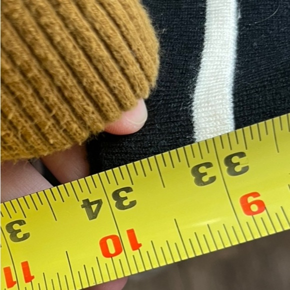 Tuckernuck Pomander Place Striped Durand Turtleneck Dress-Black/White-Women’s M - Picture 12 of 14